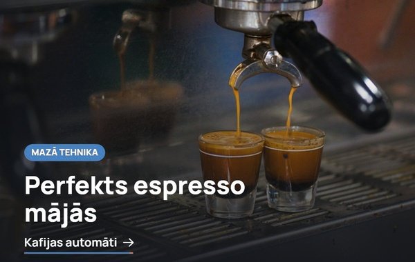 Perfekts espresso mājās