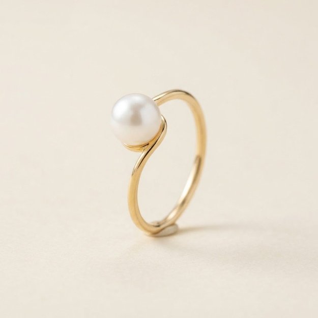 Marea Pearls ORA žiedas su gėlavandeniu perlu